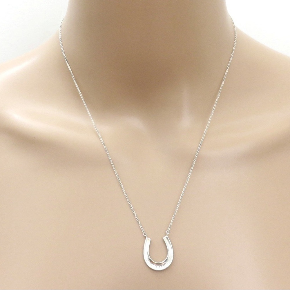 Tiffany & Co. Silver Horseshoe Necklace
